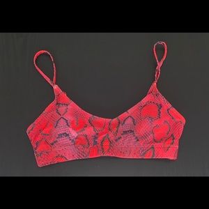 Red Python Swimsuit